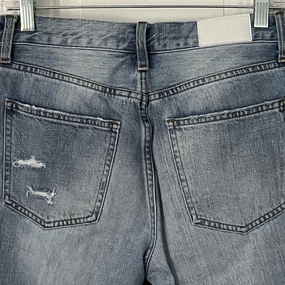 Pistola Charlie High Rise Classic Straight Ankle Jeans Distressed Size 28 - Picture 8 of 15